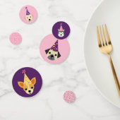 Chiot Party, Chig Party rose et violet Confetti (Groupe)