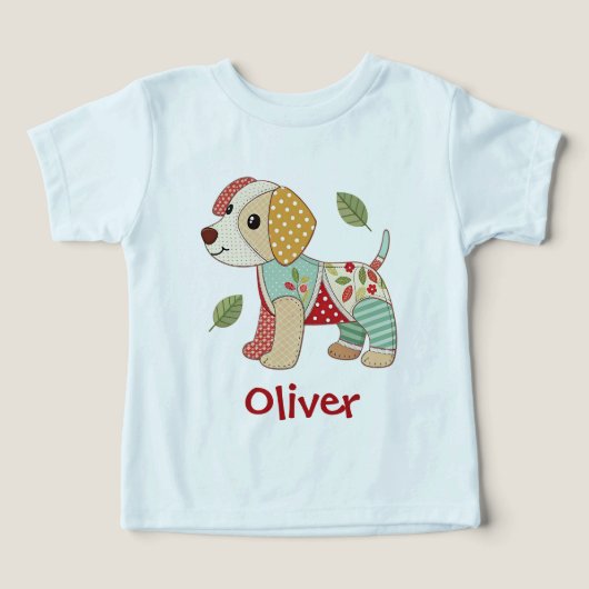 Chiot Patchwork Mignon (Design Recto)