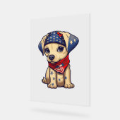 Chiot patriotique - Style 12 (Angle)