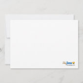 Chiot rose 5x7 Baby Shower Invitations (Dos)