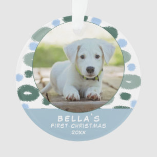 Chiot`s 1er Noël Coloré Motif photo