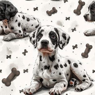 Chiot tacheté joueur 