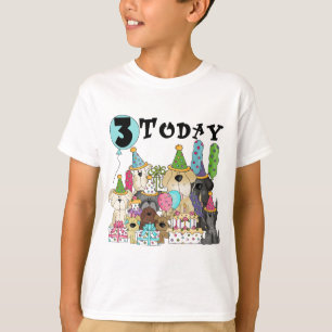 Chiots 3e anniversaire Bash Tshirts et cadeaux