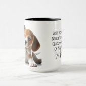 Chiots beagles ! Customisez votre Mug ! (Centre)