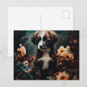 Chiots Cartes Postales (Devant / Derrière)