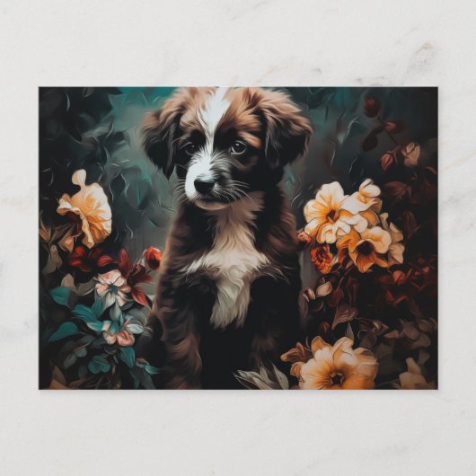 Chiots Cartes Postales (Devant)
