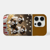 Chiots Cavalier Spaniel Quads Dans Le Popcorn, (Verso Horizontal)