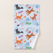 Chiots et chatons (Serviette à main)