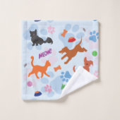 Chiots et chatons (Gant de toilette)