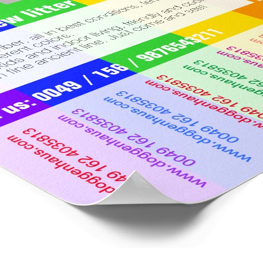 chiots imprimables à vendre affiche modèle (Coin)