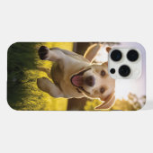 Chiots Labrador heureux en train de courir (Verso Horizontal)
