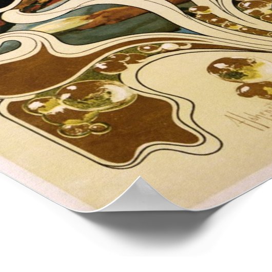 Chiozza e Turchi, fabricants de savons, Pontelago Poster (Hoek)