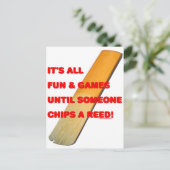 Chip A Reed Briefkaart (Staand voorkant)