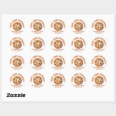 Chip, Chip, Hoera! Chocolade Chip Cookie Ronde Sticker (Vel)