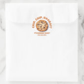 Chip, Chip, Hoera! Chocolade Chip Cookie Ronde Sticker (Tas)