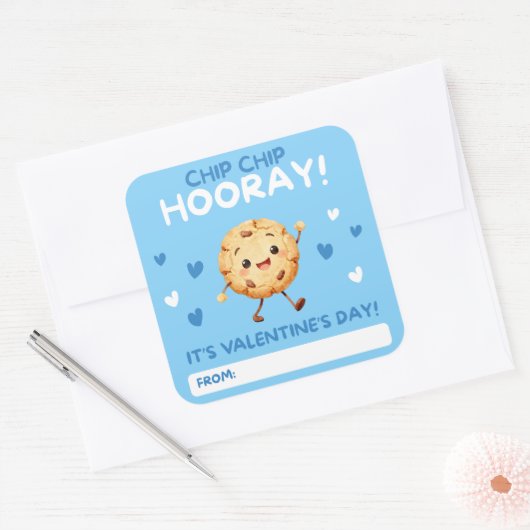 Chip, Chip, Hooray! Valentine Cookie Stickers (Enveloppe)