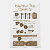 Chip chocolat Cookies Recette Thé Serviette de cui (Vertical)