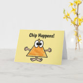 Chip denkt aan je Kaart (Gele Bloem)