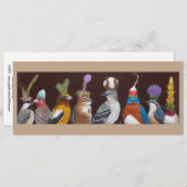 Chip en de partij snacks flat-card kaart (Voorkant / Achterkant)