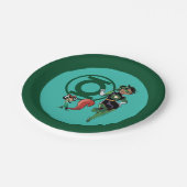Chip & Green Lantern Papieren Bordje (Gekanteld)
