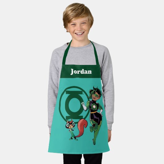 Chip & Green Lantern Schort (Gedragen)