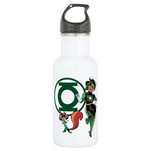 Chip & Green Lantern Waterfles (Voorkant)