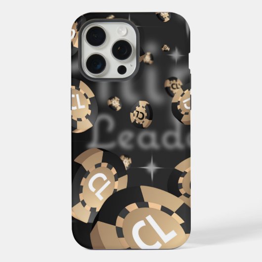 Chip Leader Falling Chips phonecase (Verso)