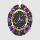 Chip Monogram Poker Casino - violet (devant)