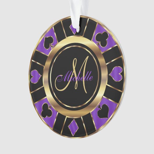 Chip Monogram Poker Casino - violet (devant)