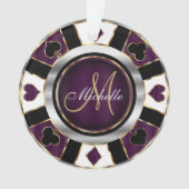 Chip Monogram Poker Casino - violet (devant)