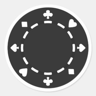 chip ronde sticker