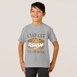 Chip van de oude Block Chipwich Ice Cream Sandwich T-shirt