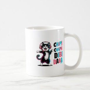 Chipi Chapa Dibi Daba Cat Dancing Cartoon Koffiemok
