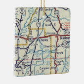 Chipley FL Map Keramisch Ornament (Rechts)