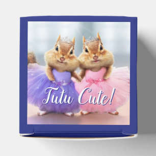 Chipmunk Ballerina Duo Bedankdoosjes