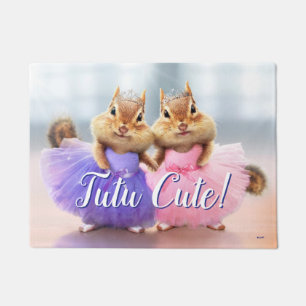 Chipmunk Ballerina Duo Deurmat