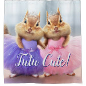Chipmunk Ballerina Duo Douchegordijn (Voorkant)