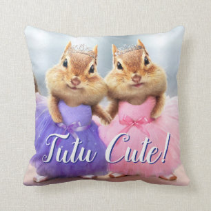 Chipmunk Ballerina Duo Kussen