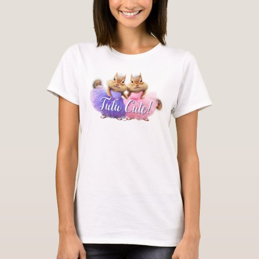 Chipmunk Ballerina Duo T-shirt (Voorkant)
