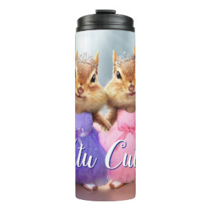 Chipmunk Ballerina Duo Thermosbeker