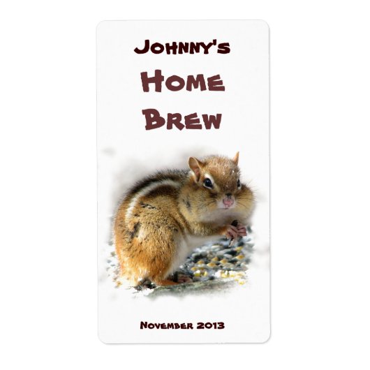 Chipmunk Bier Label (Voorkant)