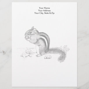 Chipmunk Briefhoofd Ontwerp