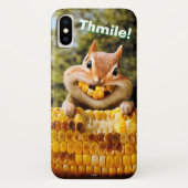 Chipmunk Eating Corn Case-Mate iPhone Case (Achterkant)