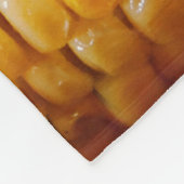 Chipmunk Eating Corn Fleece Deken (Hoek)