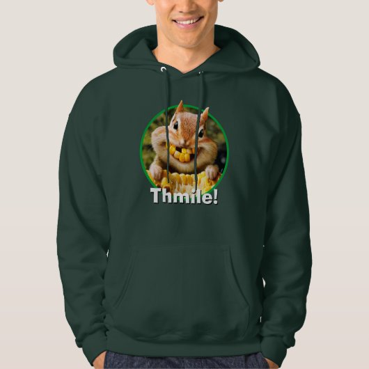 Chipmunk Eating Corn Hoodie (Voorkant)