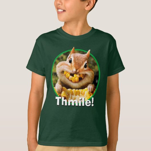 Chipmunk Eating Corn T-shirt (Voorkant)