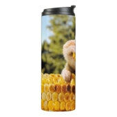 Chipmunk Eating Corn Thermosbeker (Gedraaid links)