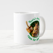 Chipmunk Eating Marshmallow Extra Grote Beker (Voorkant rechts)