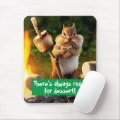 Chipmunk Eating Marshmallow Muismat (Met muis)