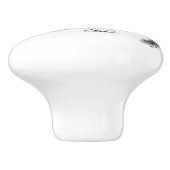 Chipmunk en Acorns Keramische Knop (Zijkant)